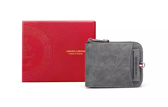 Cnoles Мужской кошелек, Мечта Серая
