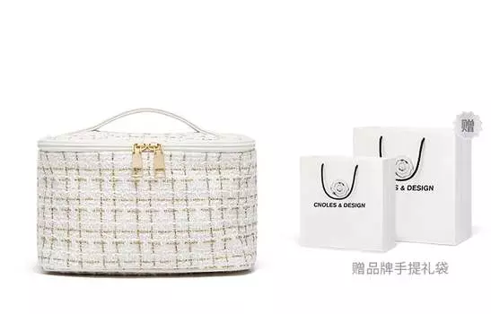 Cnoles Женская косметичка, Маленький ароматный черный