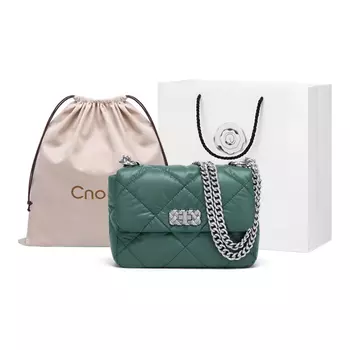 Cnoles Женская сумка через плечо, Розовый/Коричневый