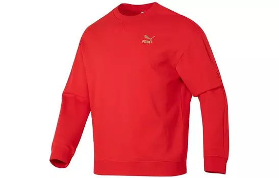 CNY Год Дракона Серия Толстовка Унисекс Красный Puma, красный