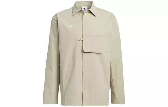 CNY Limited Button Sports рубашка с длинным рукавом Savanna Adidas Originals, цвет Savanna