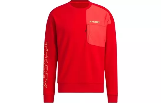 CNY Толстовка мужская красная Adidas, красный