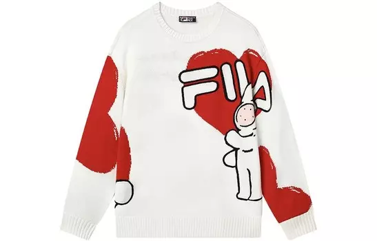 CNY X Buer Кролик свитер унисекс Cloud White Fila, цвет Cloud White
