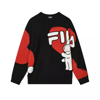 CNY X Buer Rabbit свитер унисекс черный как смоль Fila, черный
