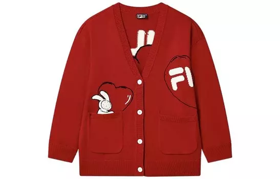 CNY X Buer Rabbit Трикотаж женский Legend Red Fila