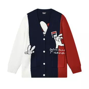 CNY X Buer Rabbit Трикотаж женский темно-синий Fila