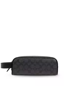 Coach фирменная холщовая дорожная сумка, серый