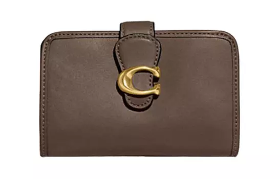 COACH Кошелек из гладкой кожи Tabby, женский, черный