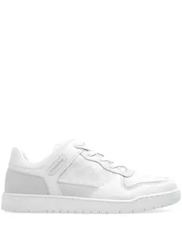 Coach кроссовки из кожи с панелями, белый