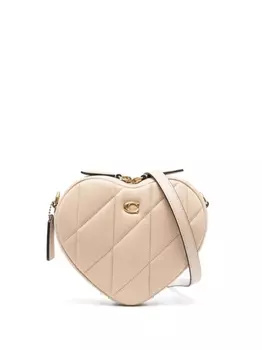 Coach маленькая сумка через плечо Heart, серый