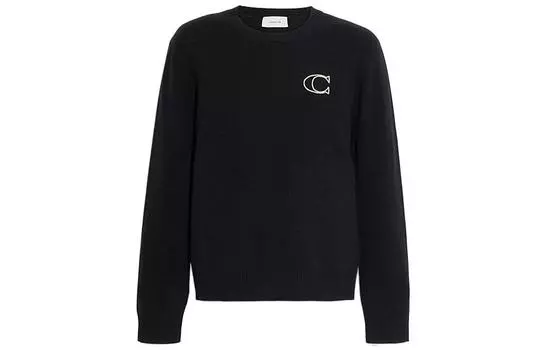 COACH Мужской кашемировый свитер, цвет Black
