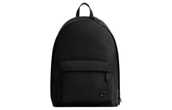 COACH Мужской кожаный рюкзак-туба HALL, черный