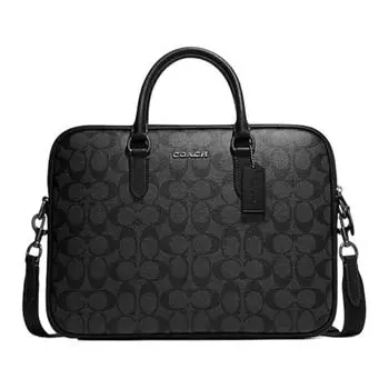 COACH Портфель, сумка из ПВХ, мужская, черная