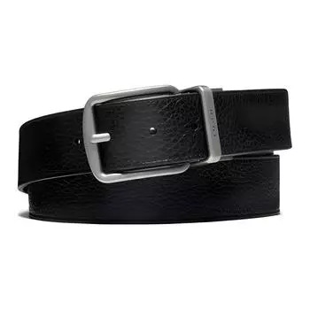 COACH Ремень мужской из коровьей кожи, черный, ширина 3,8 см
