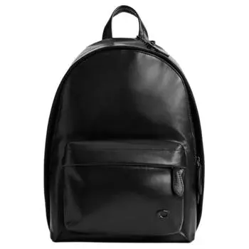 COACH Рюкзак HALL из коровьей кожи, унисекс, черный