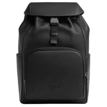 COACH Рюкзак RACER из гладкой телячьей кожи, средний размер, мужской, черный