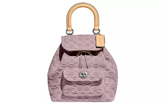 COACH Рюкзак Riya Fabric среднего размера, женский, розовый