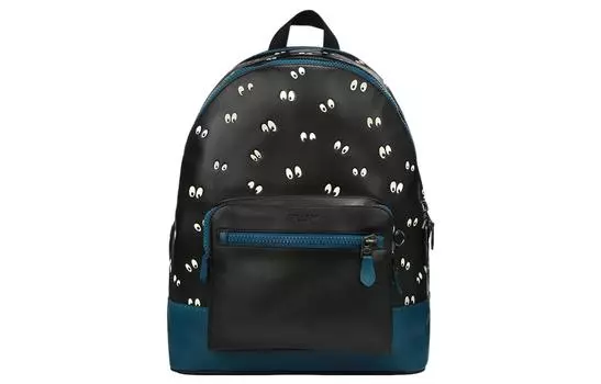 COACH Рюкзак-туба из коровьей кожи Disney/Disney West, черный, для мужчин