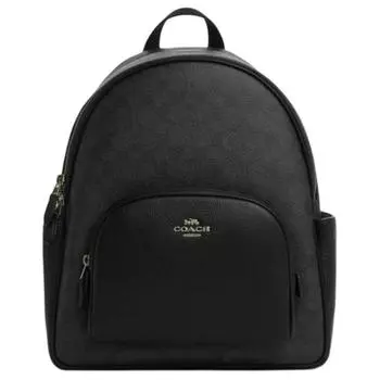 COACH Рюкзак-туба из ПВХ, поливинилхлорида, женский, угольный, черный и черный