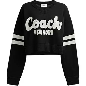 COACH SS24 Женский черный свитер