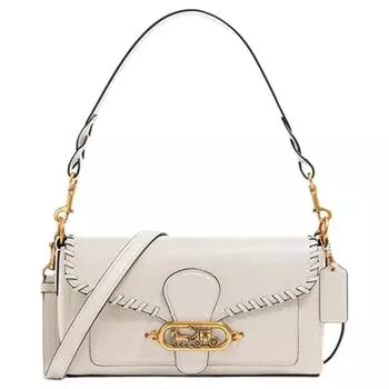 COACH Сумка "Бог вина" из нефритовой кожи, сумка на плечо, женская, кремово-белая