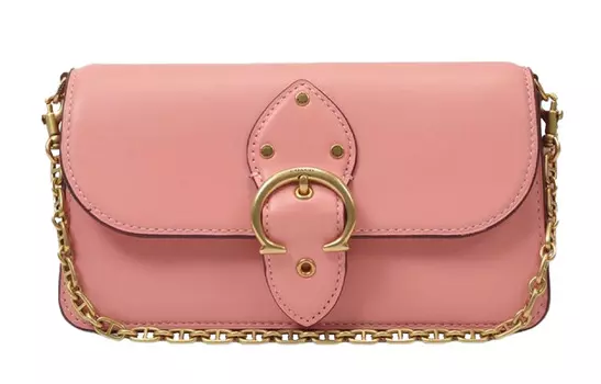 COACH Сумка-чехол Beat из коровьей кожи с чехлом для рта, женская, розовая