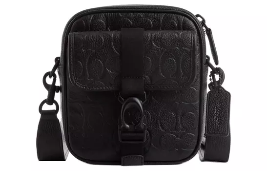 COACH Сумка через плечо Beck Pebble Leather, мужская, черная