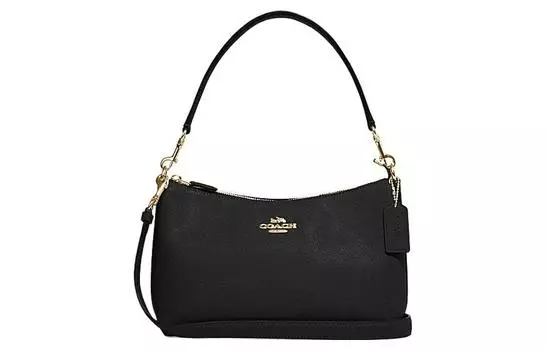 COACH Сумка через плечо из коровьей кожи, женская, среднего размера, черная