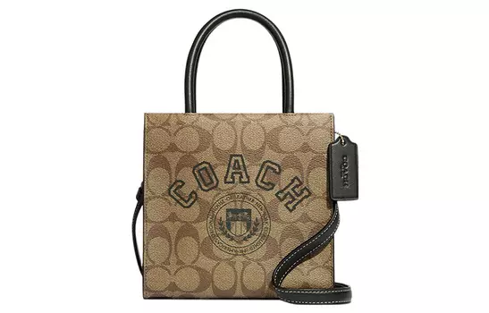 COACH Сумка через плечо из кожи с покрытием Cally, женская, мини-сумка цвета хаки