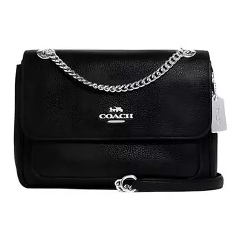 COACH Сумка через плечо Klare из коровьей кожи, среднего размера, женская, черная