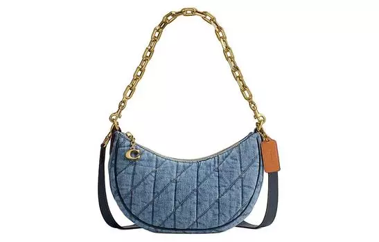 COACH Сумка через плечо Mira Fabric Handbag, женская, цвет индиго