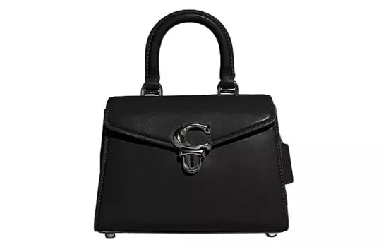 COACH Сумка Dior из коровьей кожи, сумки через плечо, обычные женские, черные