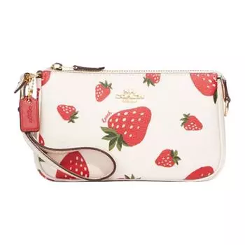 COACH Сумка для маджонга Nolita из холста с кожей, женская, белая