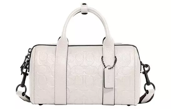 COACH Сумка Gotham из коровьей кожи, сумка на плечо, мужская, среднего размера, белая