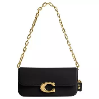 COACH Сумка IDOL из коровьей кожи, женская, черная, через плечо
