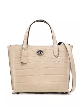 Coach сумка из ивовой кожи, нейтральный цвет