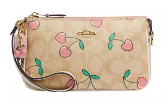 COACH Сумка-клатч Nolita из искусственной кожи, маленькие, женская, цвета хаки