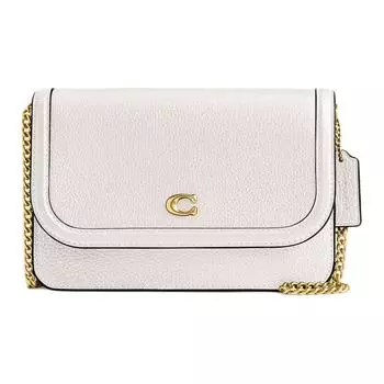 COACH Сумка Legacy из зернистой кожи, через плечо, мини, женская, белая