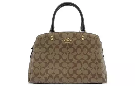 COACH Сумка Lillie Carryall Signature Canvas Brown