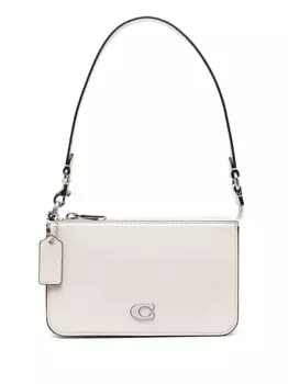 Coach сумка на плечо Pouch из зернистой кожи, серый