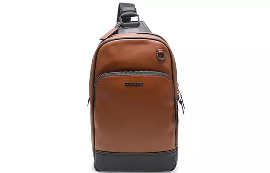 COACH Сумка-пояс Graham из гладкой телячьей кожи, мужская, коричневого цвета