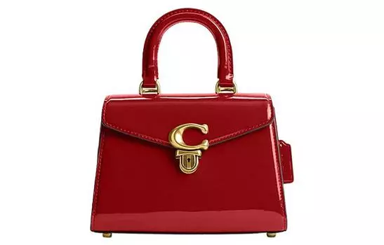 COACH Сумка Sammy Latent Leather Lady Dior, сумка через плечо, женская, красная