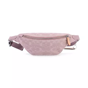 COACH Сумка-слинг Charter Fabric, поясная сумка-туба женская, фиолетовая