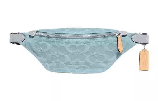 COACH Сумка-слинг Charter Fabric, туба-туба унисекс, синяя