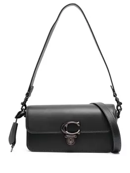 Coach сумка-тоут с логотипом, черный