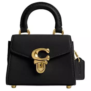 COACH Сумка-трансформеры Sammy из коровьей кожи, мини, женская, черная