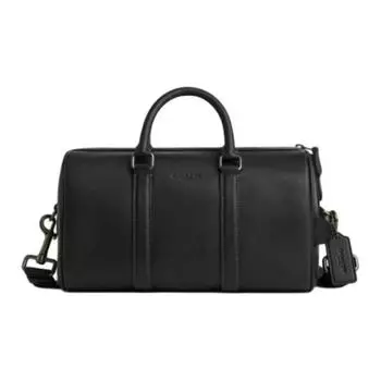 COACH Сумка Venturer из коровьей кожи, сумка через плечо, большая мужская, черная