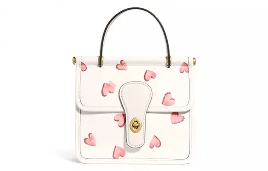 COACH Сумка Willis Fabric Crossbody, сумка Trumpets, женская, белая