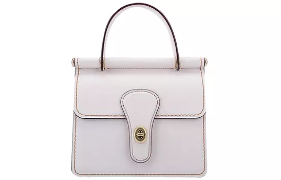 COACH Сумка Willis Leather, сумка через плечо, мини, женская, белая