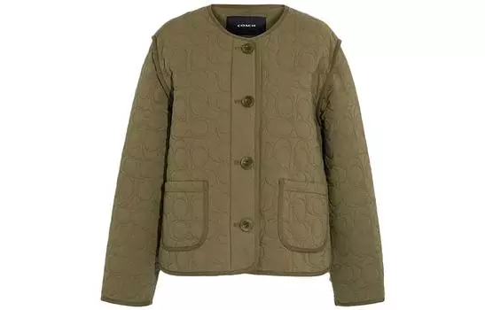 COACH Женская куртка, цвет Army Green